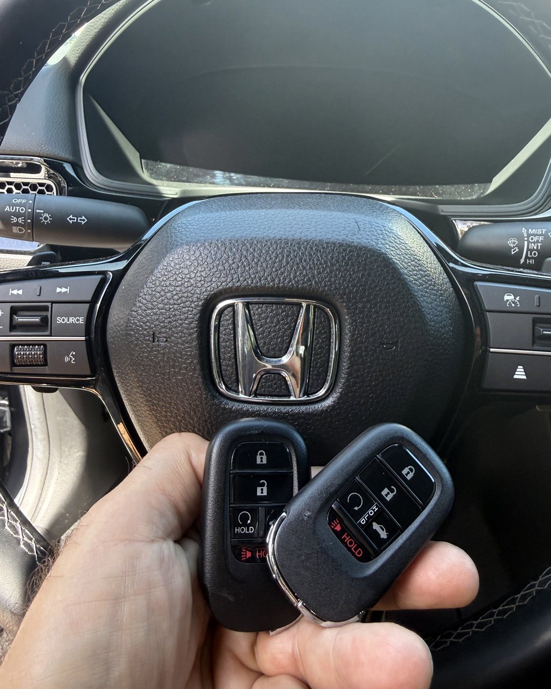 Honda key made by A&S Locksmith in Naples, FL