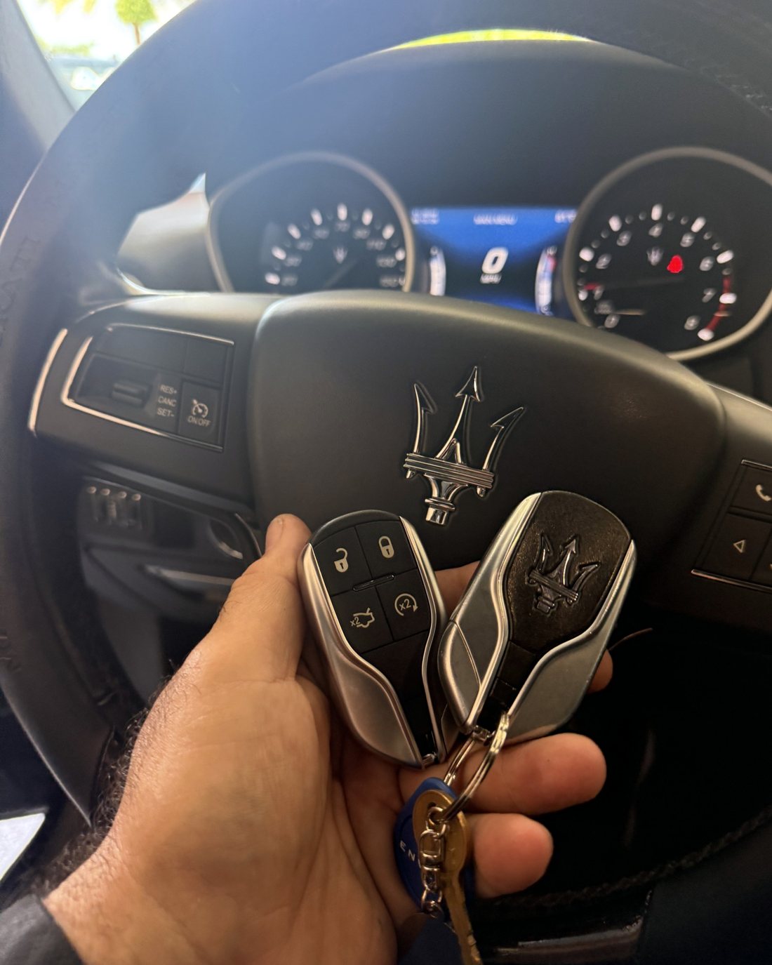 Maserati key made by A&S Locksmith in Naples, FL