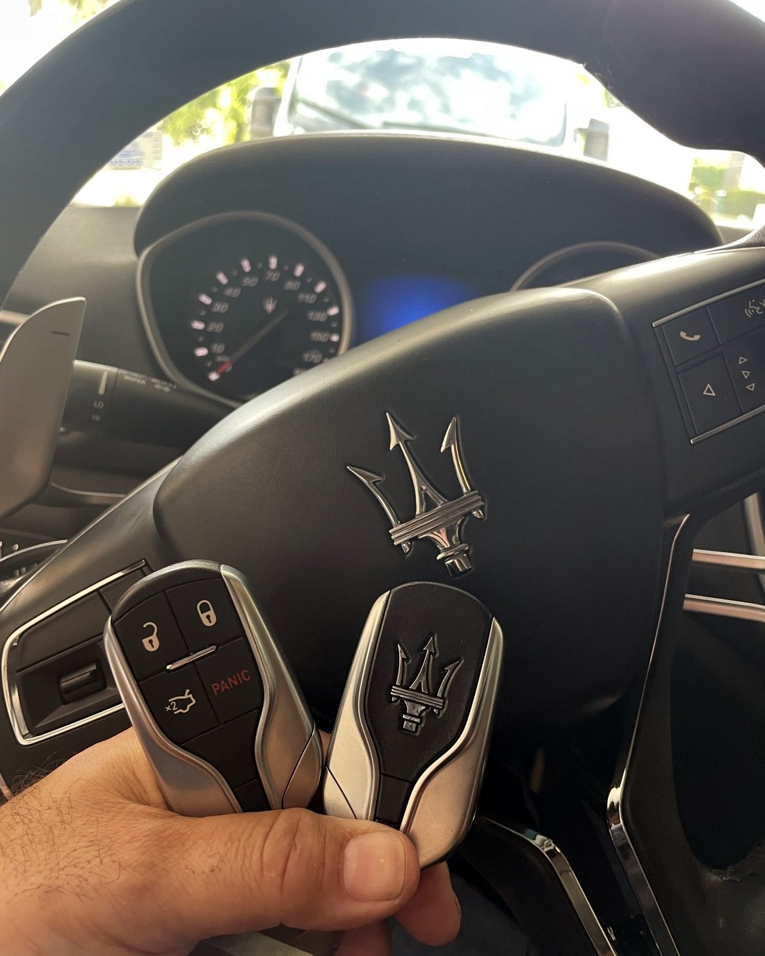 Maserati key made by A&S Locksmith in Naples, FL