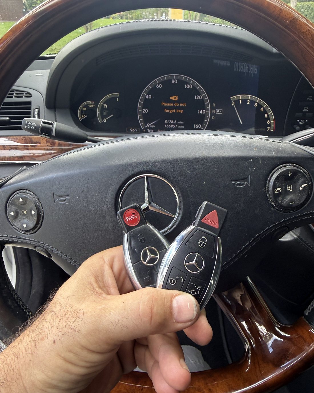 Mercedes-Benz key made by A&S Locksmith in Naples, FL