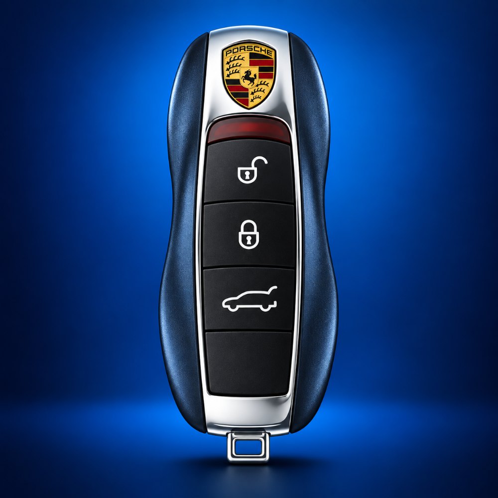 Porsche Smart Key Blue